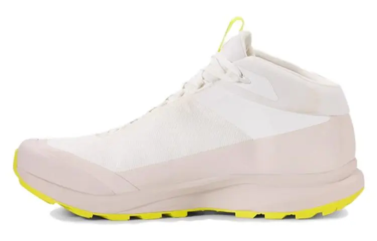 Arc'teryx AERIOS TPU Coverage Breathable Waterproof Coverage Support Mid top Hiking Shoes Unisex White Green
