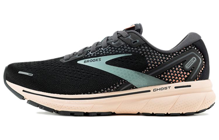 Brooks Brooks Ghost 14 breathable and comfortable mesh non-slip wear-resistant low-top running shoes women's black pink