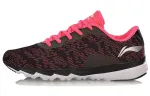 Li Ning Running Shoes Women's Low Top Black/Fluorescent Fruit Pink