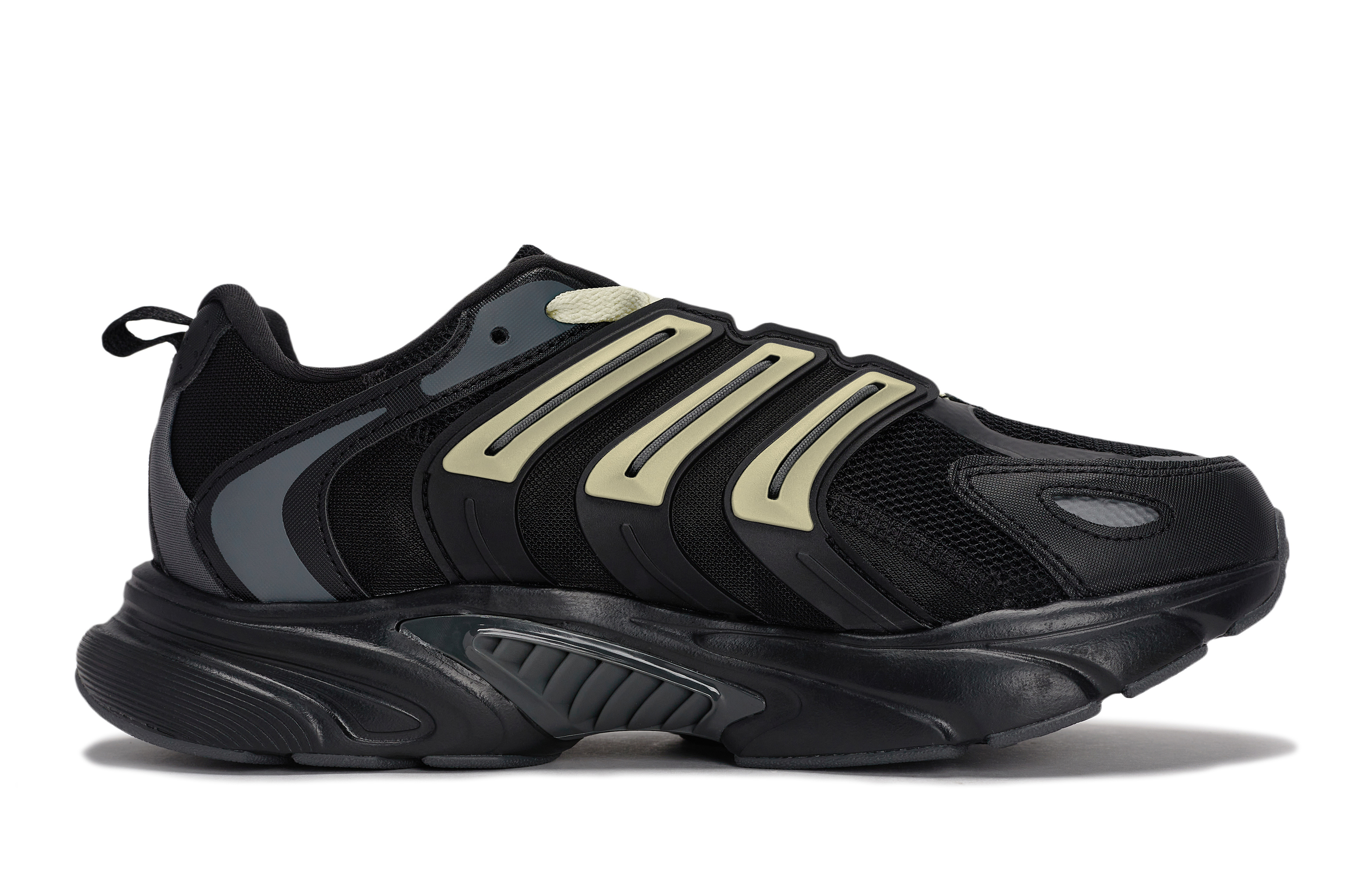 Adidas CLIMACOOL BOUNCE Slip Resistant Abrasion Resistant Low top Running Shoes Unisex Black Rice Yellow