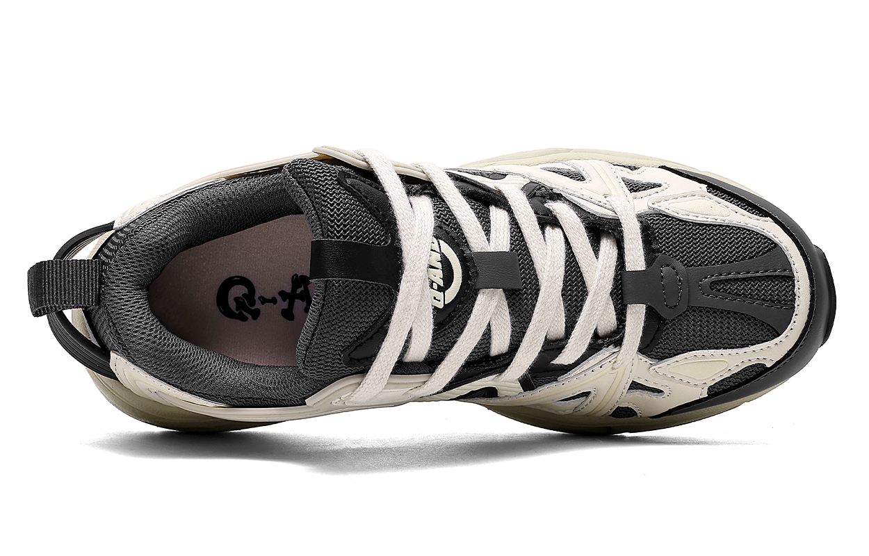 Q AND Slip Resistant, Abrasion Resistant, Height Increasing Low top Running Shoes Unisex
