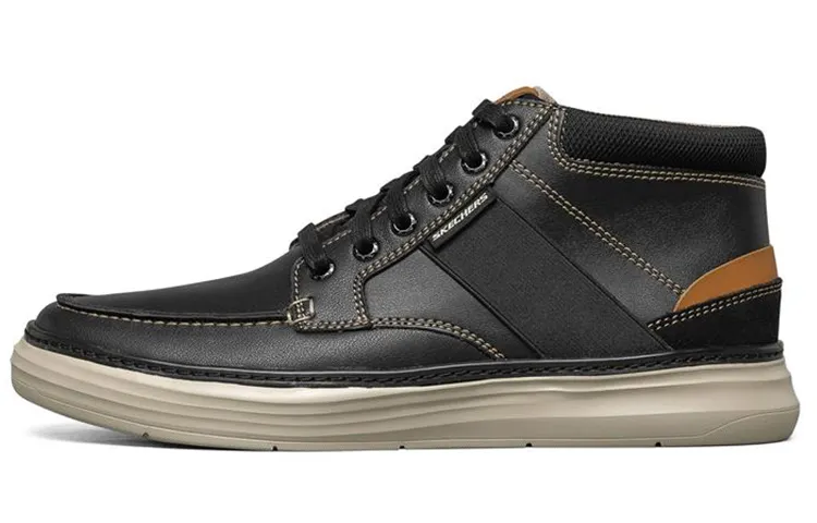 Skechers Men's Casual Shoes Men's Mid Top Black Coffee