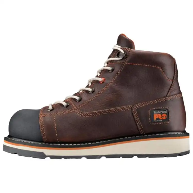 Timberland Top Grain Cow Leather Abrasion Resistant Height Increasing Comfortable Crew Outdoor Boots Men's