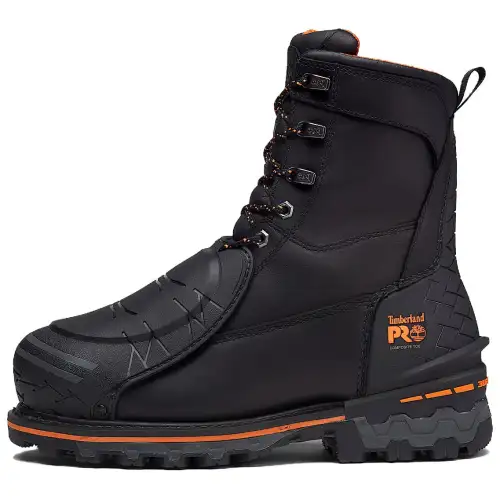 Timberland Boondock Waterproof And Wear resistant Short Mid Calf Outdoor Boots Men's Black
