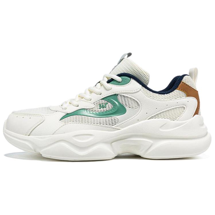 361° Low top Casual Running Shoes Men’s White Green Brown