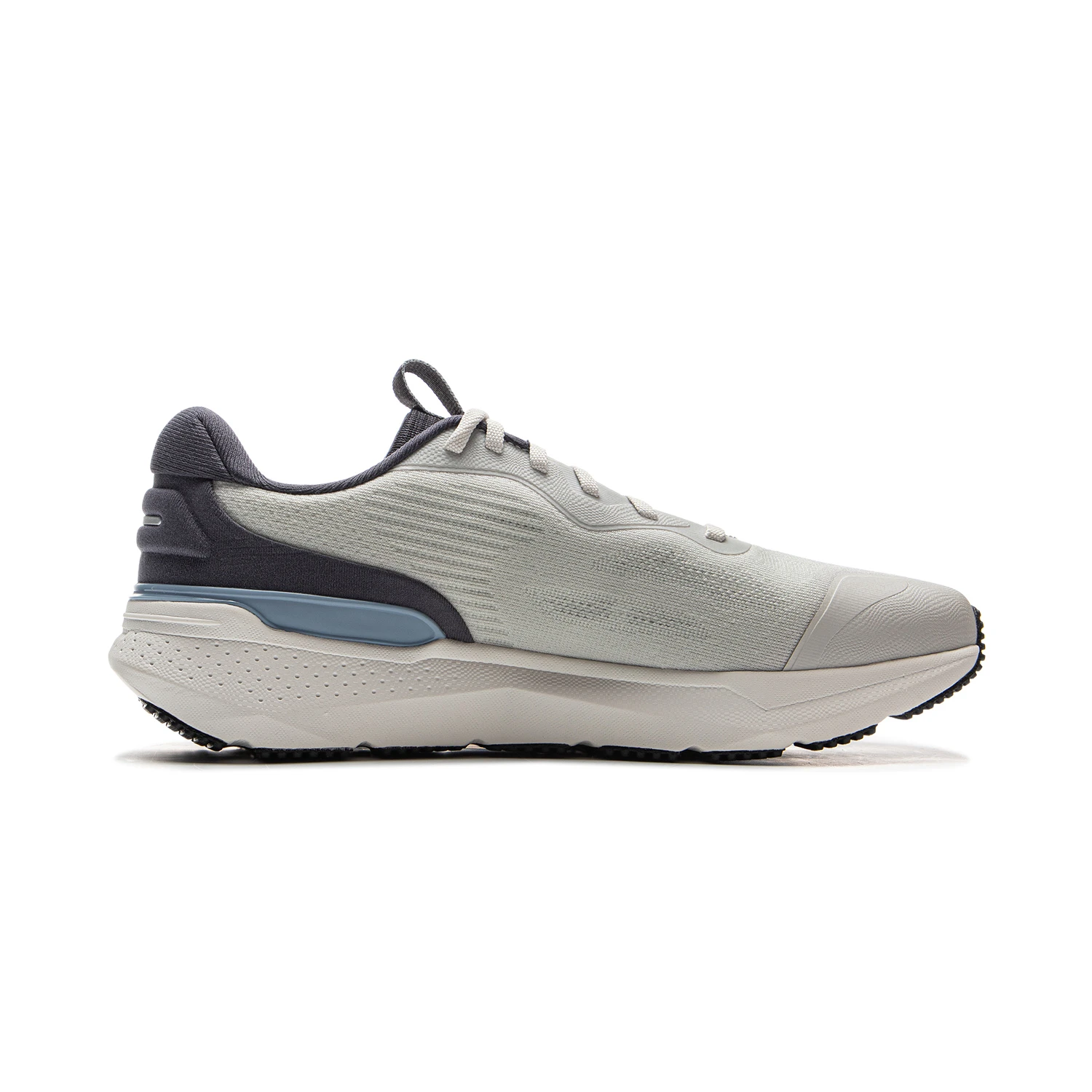 Li Ning Easy to Adapt 2 Cushioning Slip Resistant Abrasion Resistant Lightweight Low top Running Shoes Men’s Gray Black