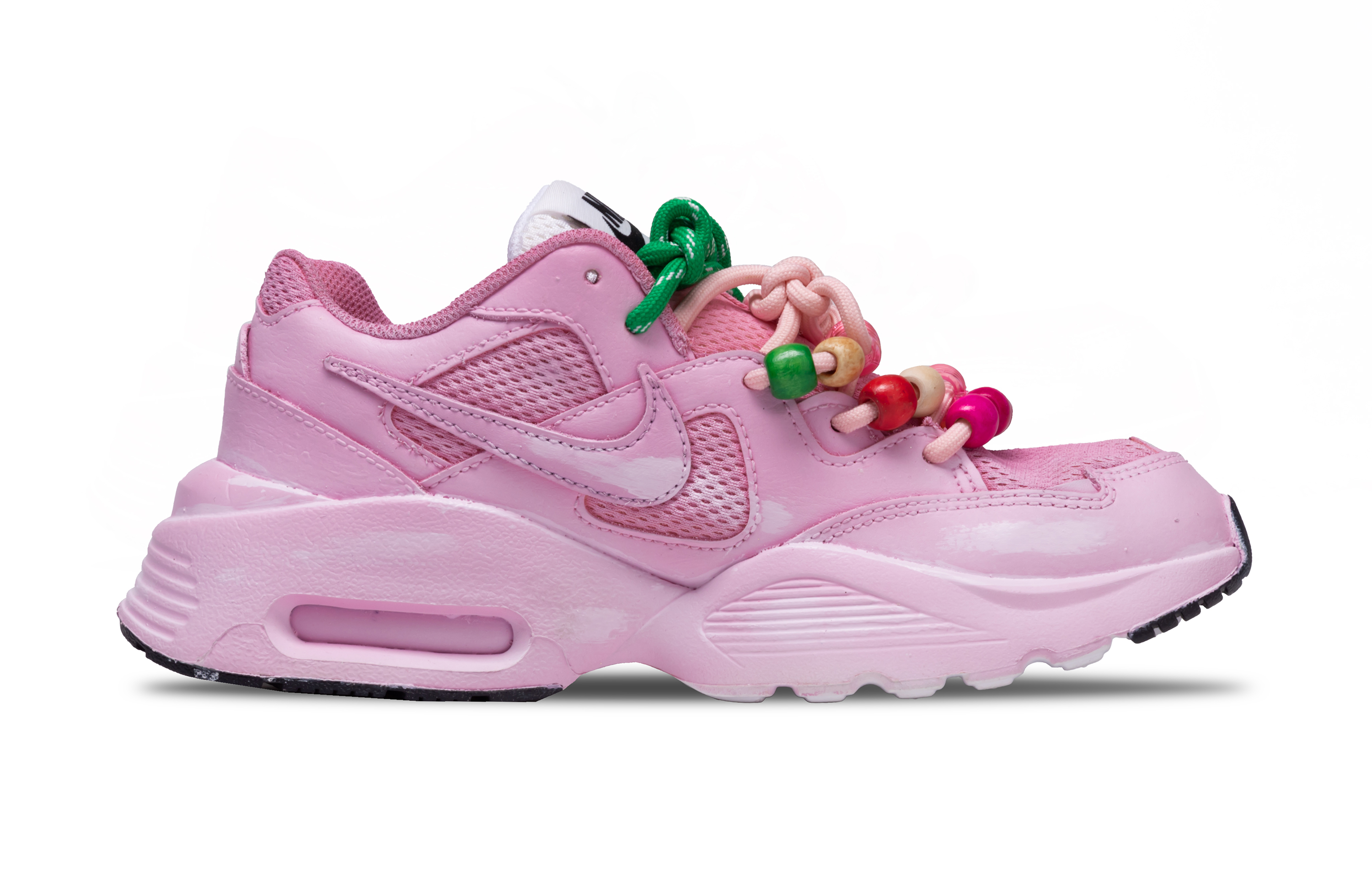 Nike Air Max Fusion Mesh Abrasion Resistant Low top Air Cushion Running Shoes Women’s Pink