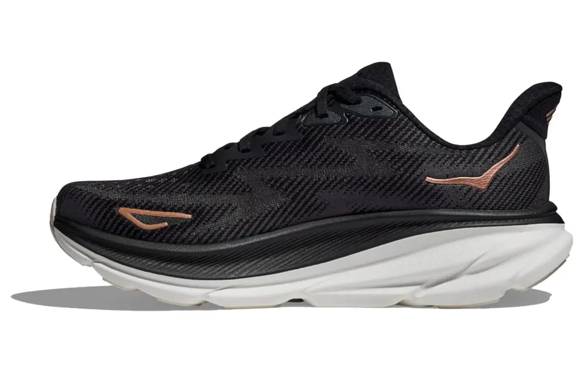 HOKA ONE ONE Clifton 9 Black Rose Gold Women's