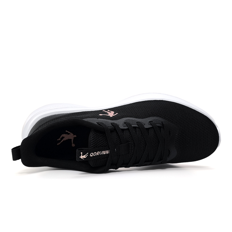 QIAODAN Running Shoes Women’s Black Gold White