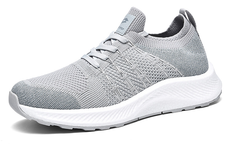 LOTTO Cushioning Slip Resistant Abrasion Resistant Breathable Lightweight Low top Running Shoes Men’s Black Gray
