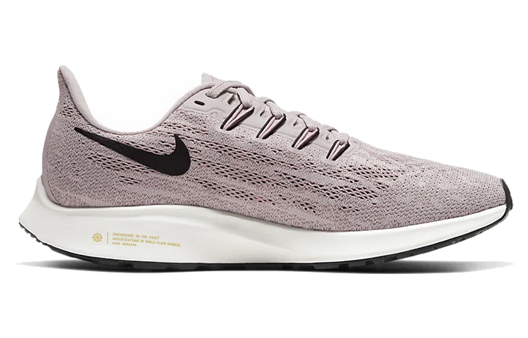 Женские кроссовки Nike Pegasus 36 (розово-фиолетовые) — 白紫/粉紫红/帆白/黑 — фото 2