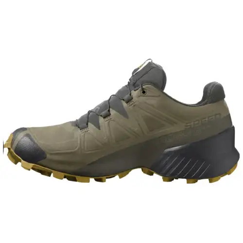 SALOMON Speedcross 5 Running Shoes Men's Low Top Olive Green
