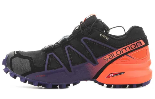 SALOMON CROSS Outdoor Shoes Women's Low Top Black/Purple/Orange