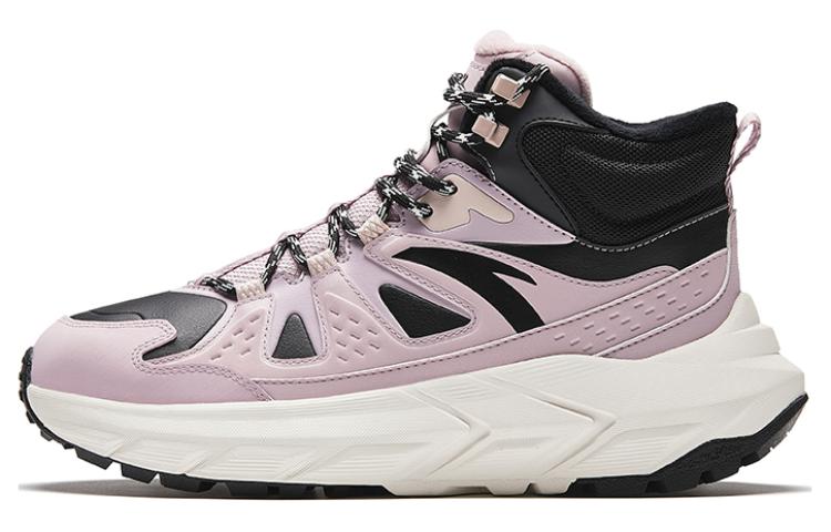 Anta Cushioning Abrasion Resistant Cushioning, Wear Resistant High top Outdoor Shoes Women’s Purple Black