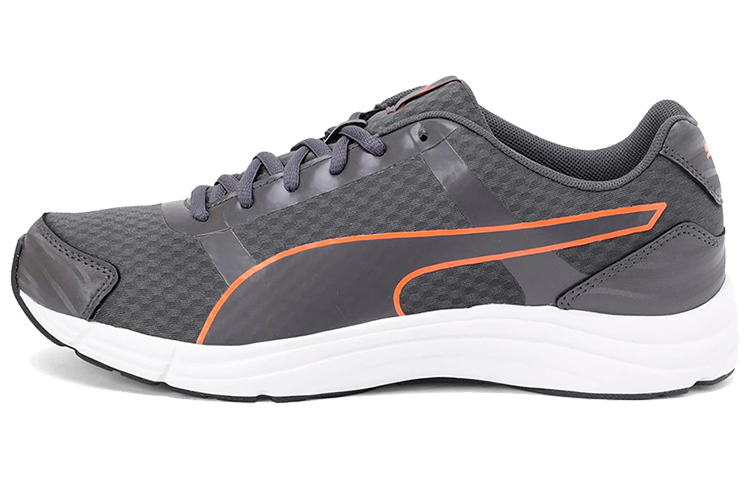 PUMA Neutron Running Shoes Men's Low Top Gray/Orange/White