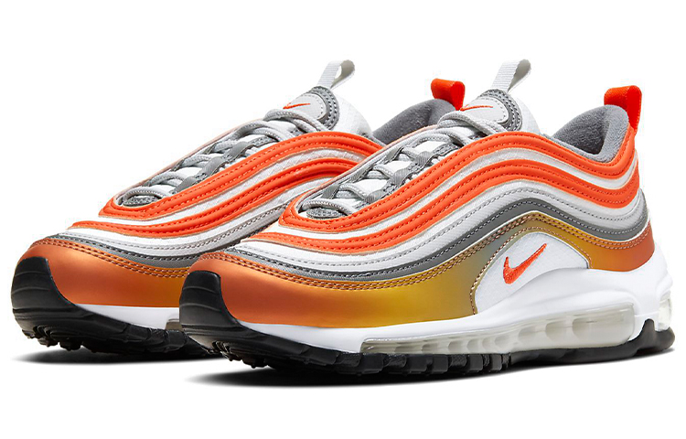 Женские кроссовки Nike Air Max 97 SE (бело-красные) — Белый / красный — фото 3