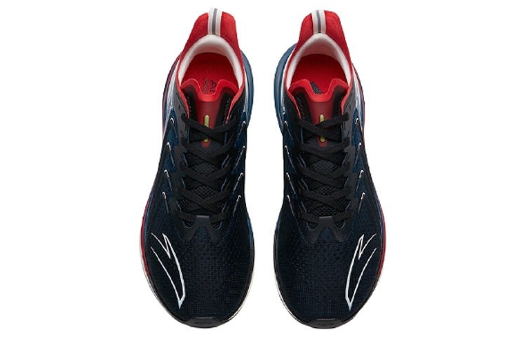 ANTA MACH 1.0 Running Shoes Men’s Low Top Black/Blue/White/Red