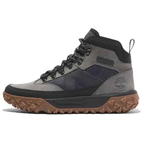 Timberland Greenstride Motion 6 Slip Resistant, Abrasion Resistant, Waterproof High top Outdoor Shoes Men's Gray