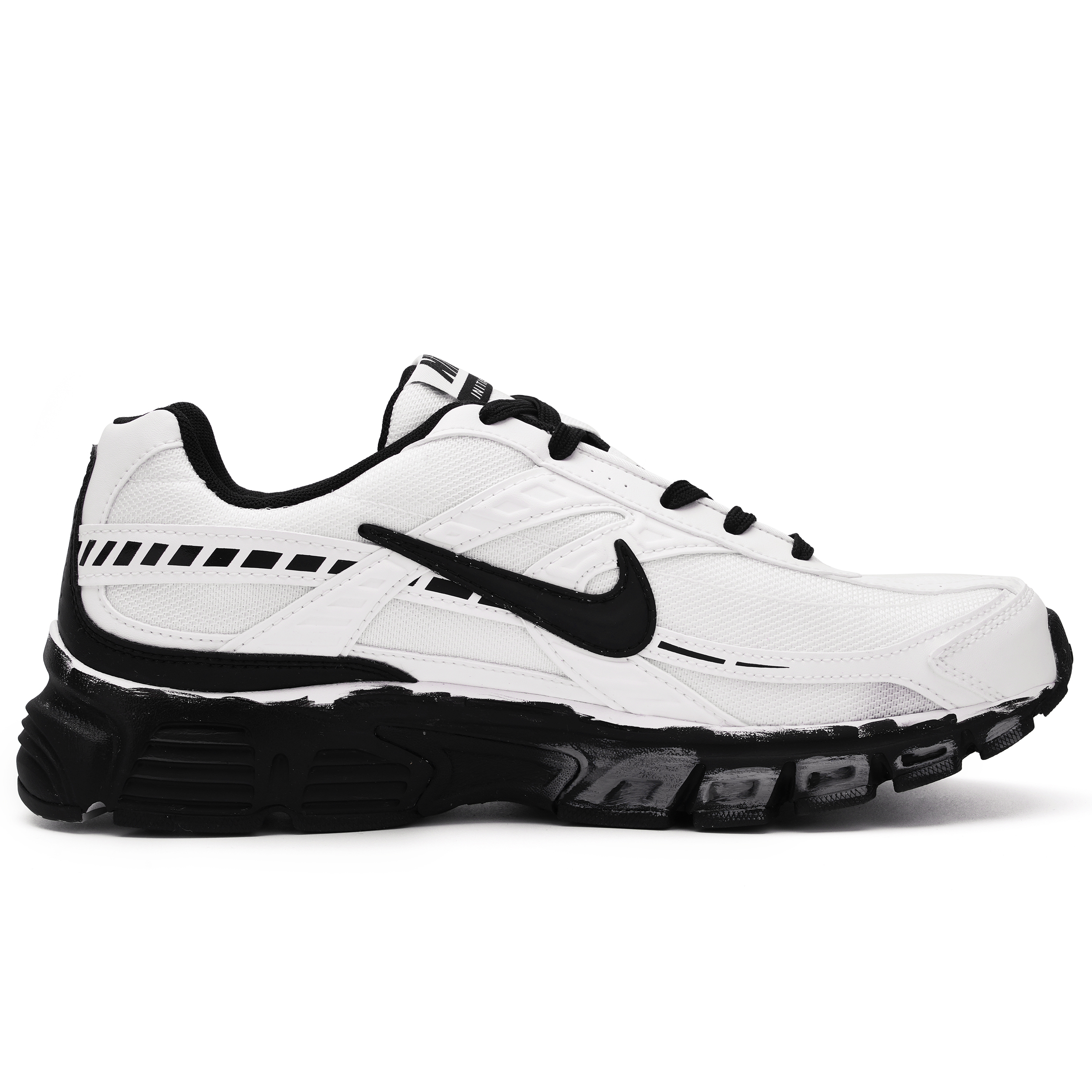 Nike Initiator Cushioning Low top Casual Sprint Running Shoes Men’s White Black