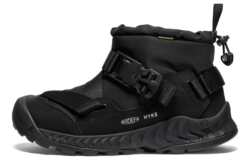 Keen x HYKE Hoodzerra Nxis Wp Round Tip Mid top Outdoor Shoes Women's Black