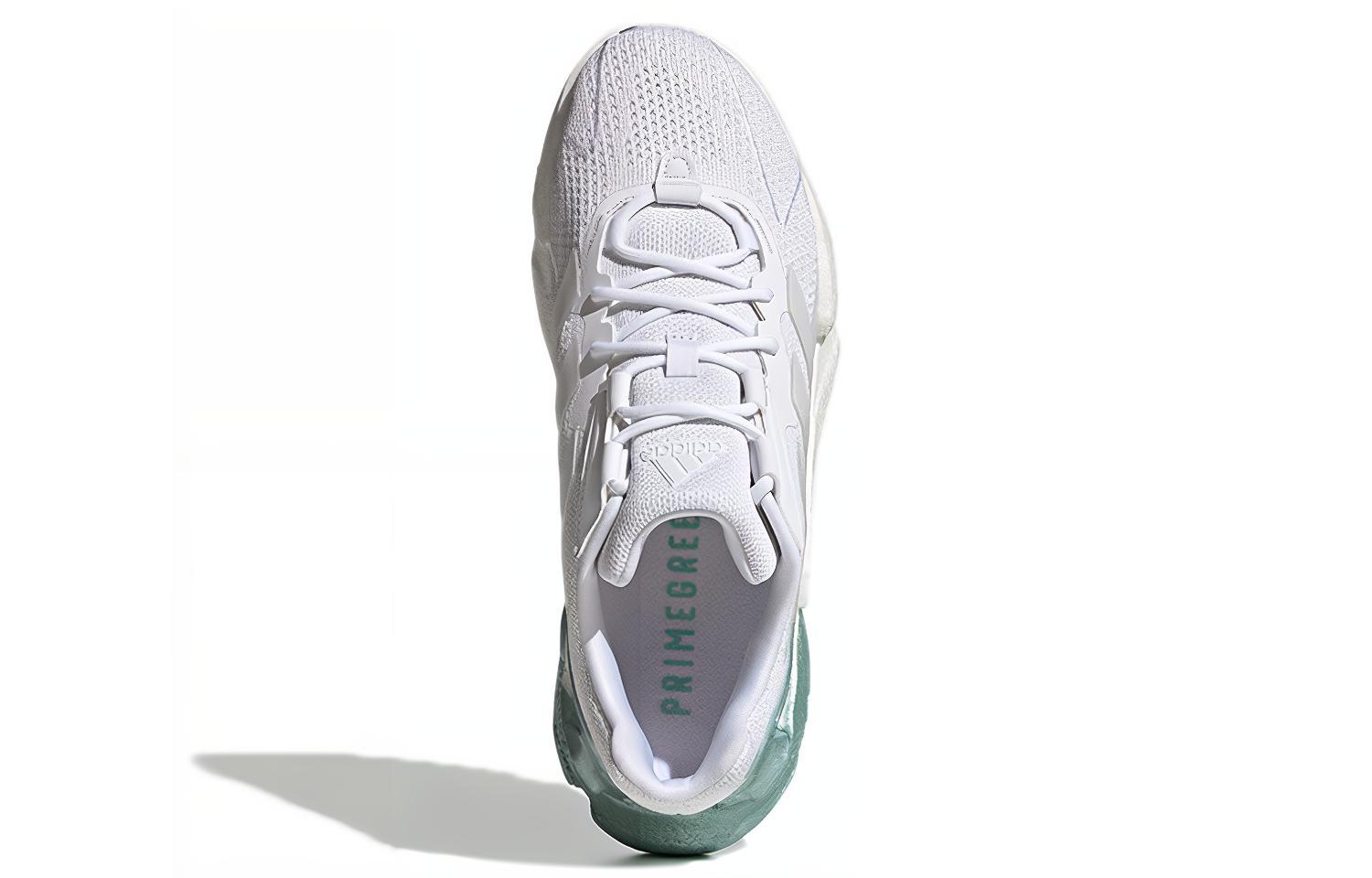 Мужские кроссовки adidas X9000l4 (бело-зеленые) — Белый / зелёный — фото 5