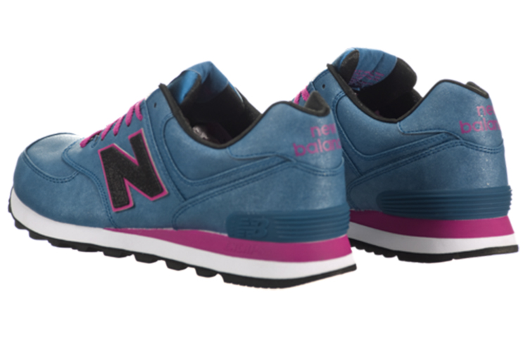 Женские кроссовки New Balance 574 (синие) — фото 4