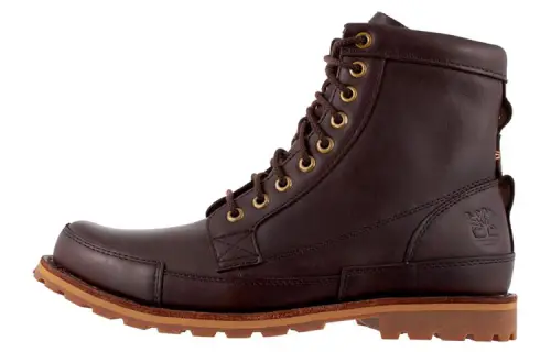 Timberland 6 Inch Top Grain Cow Leather Short Outdoor Boots Men's Red Brown