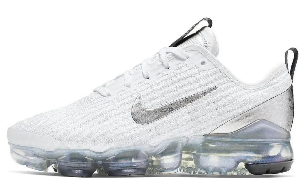 Nike Air VaporMax Flyknit 3 'White Silver' Gs