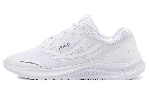 FILA Cushioning Slip Resistant Low top Running Shoes Unisex White