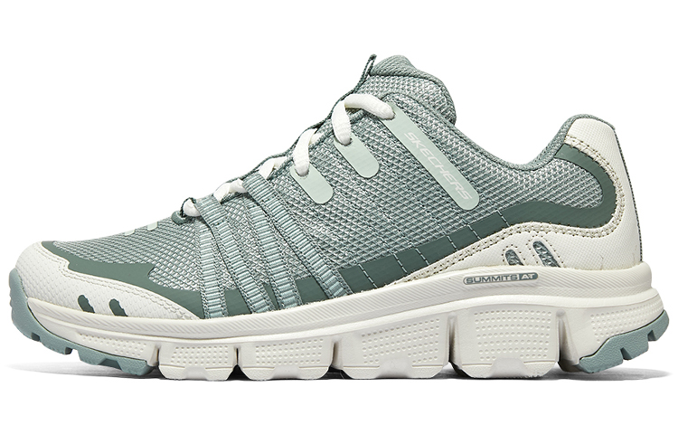 Skechers Summits At Lace Up Wear resistant And Lightweight Low top Outdoor Shoes Women’s Green