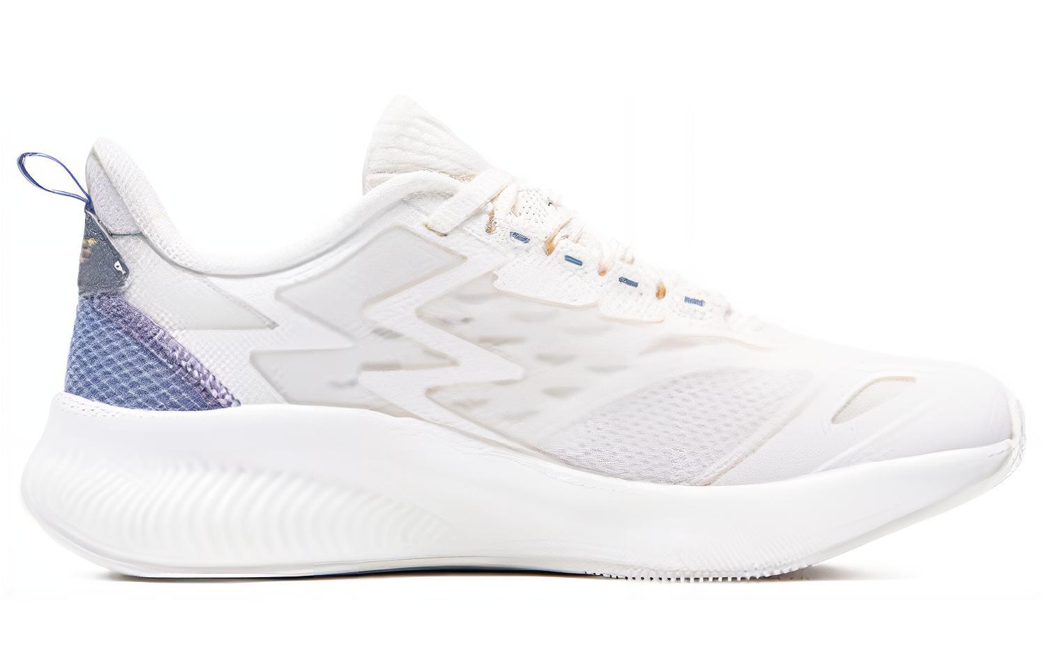361° Night Shadows Cushioning Slip Resistant Abrasion Resistant Low top Running Shoes Women’s White Blue Orange