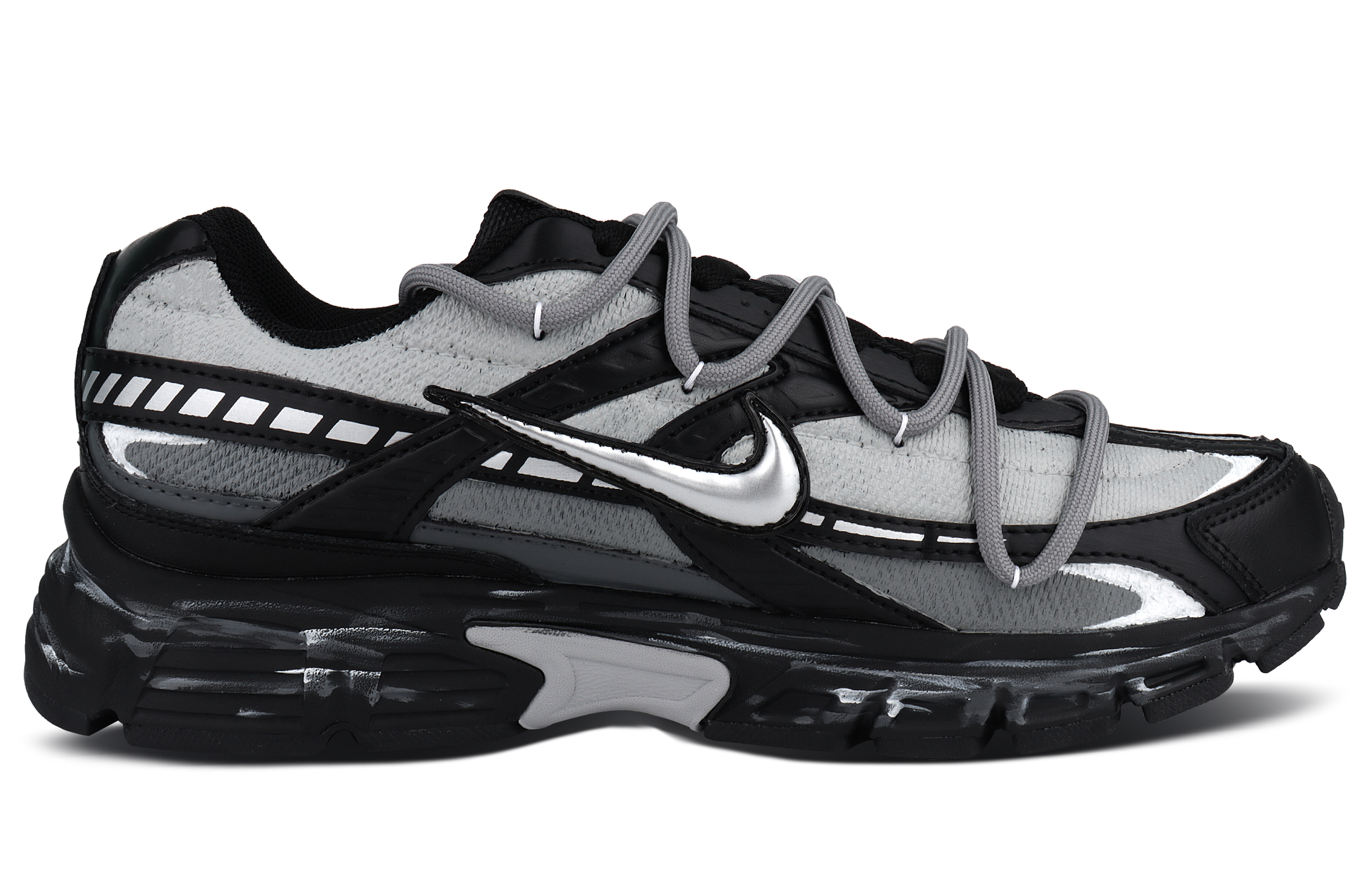 Nike Initiator Cushioning Abrasion Resistant Cushioning, Wear Resistant Low top Running Shoes Unisex Black Gray