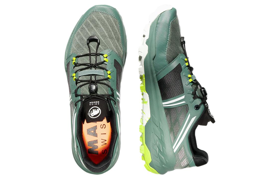 MAMMUT Sertig Cushioning Slip Resistant Abrasion Resistant Low top Outdoor Shoes Men’s White Green
