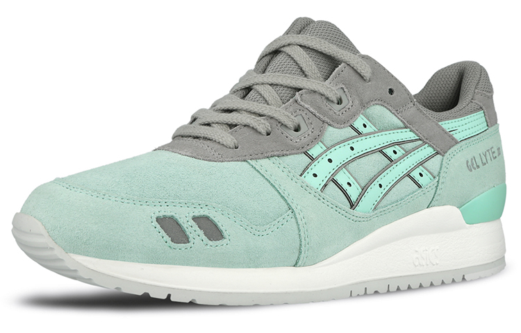 Asics Gel Lyte 3 Retro Sports Wear resistant And Lightweight Low top Running Shoes Unisex Mint Green