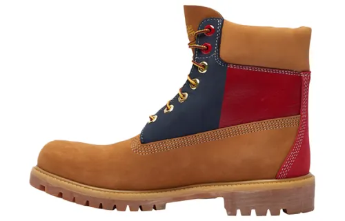 Timberland 6 Inch Premium Waterproof Boot Junior 'Patch Logo - Wheat'