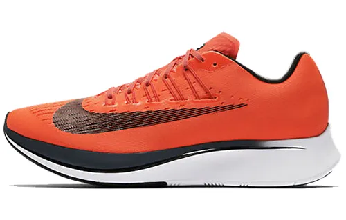 Nike Zoom Fly 1 Slip Resistant Lightweight Non slip Lightweight Low top Running Shoes Men's Black Red