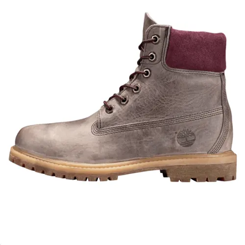 Timberland PREMIUM Waterproof And Wear resistant Short Outdoor Boots Women's Gray Red
