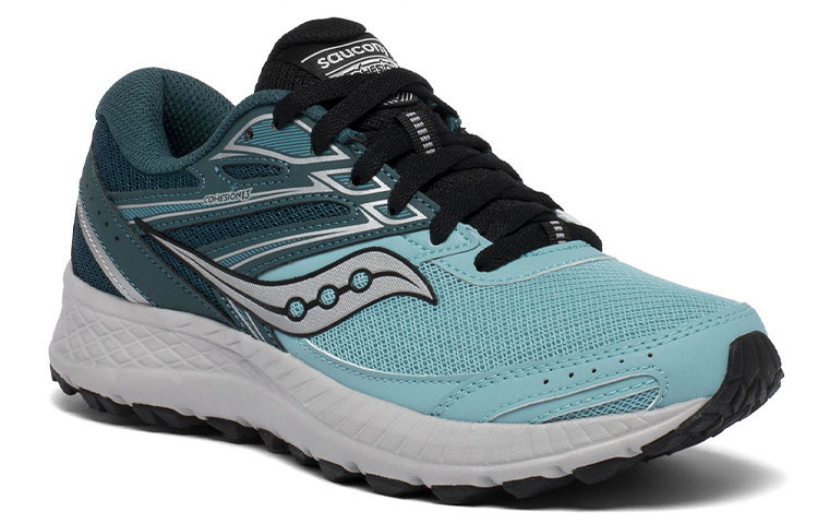 Saucony Cohesion 13 Running Shoes Women’s Low Top Dark Blue And Light Blue