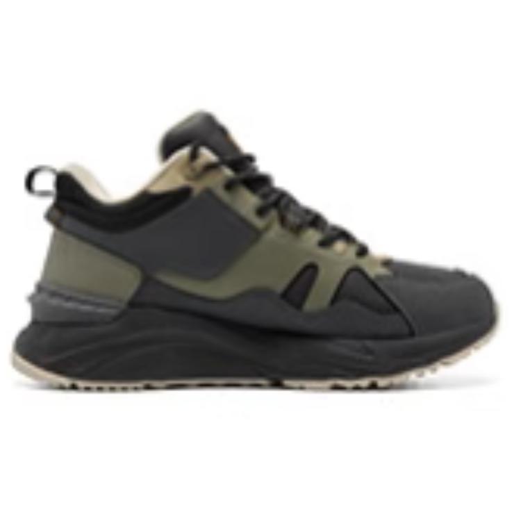 QIAODAN Yilin, Fleece Lined, Versatile Casual Abrasion Resistant Coverage Thermal Mid top Outdoor Shoes Men’s