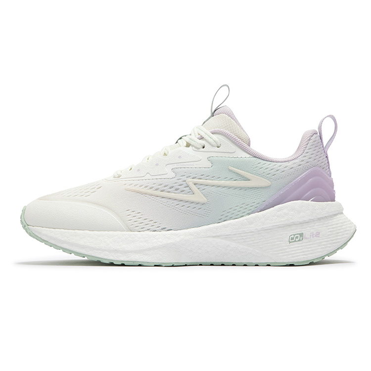 361° Popping Foam Slip Resistant Abrasion Resistant Low top Casual Running Shoes Women’s Micro Grape Purple