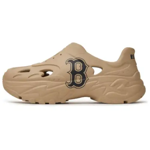 MLB Boston Red Sox Soft And Comfortable Clogs Women's Brown