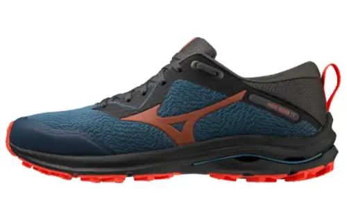 Mizuno Wave Rider TT Trail Cushioning, Wear Resistant Low top Running Shoes Men's Blue