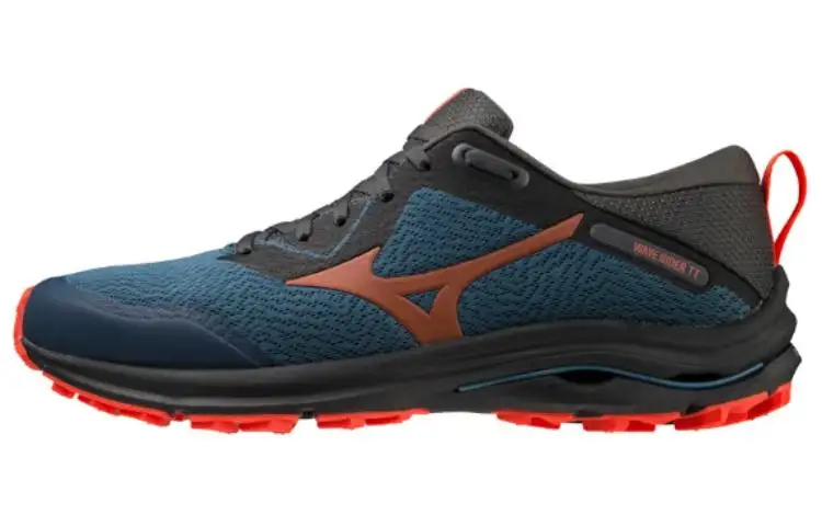 Mizuno Wave Rider TT Trail Cushioning, Wear Resistant Low top Running Shoes Men's Blue
