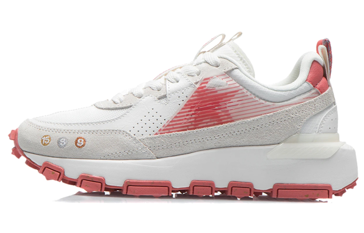 Li Ning Cushioning Low top Running Shoes Women’s White Red
