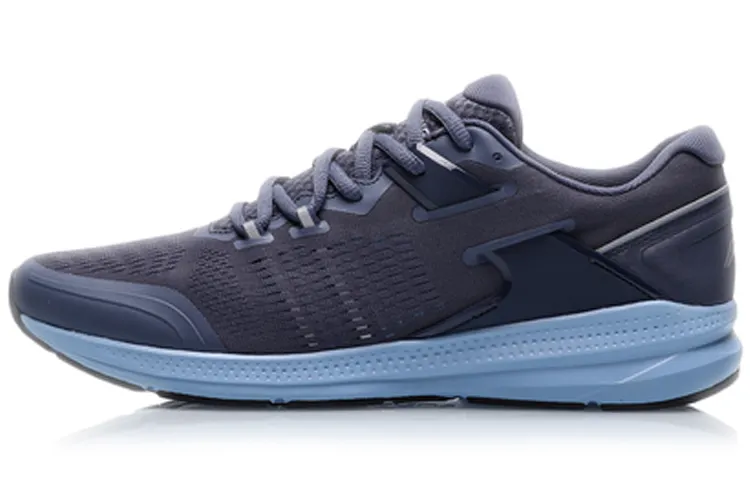 Li Ning Lightweight Non slip Lightweight Low top Running Shoes Unisex Night Shadow Blue