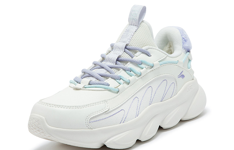 361° Slip Resistant Low top Running Shoes Women’s White Purple