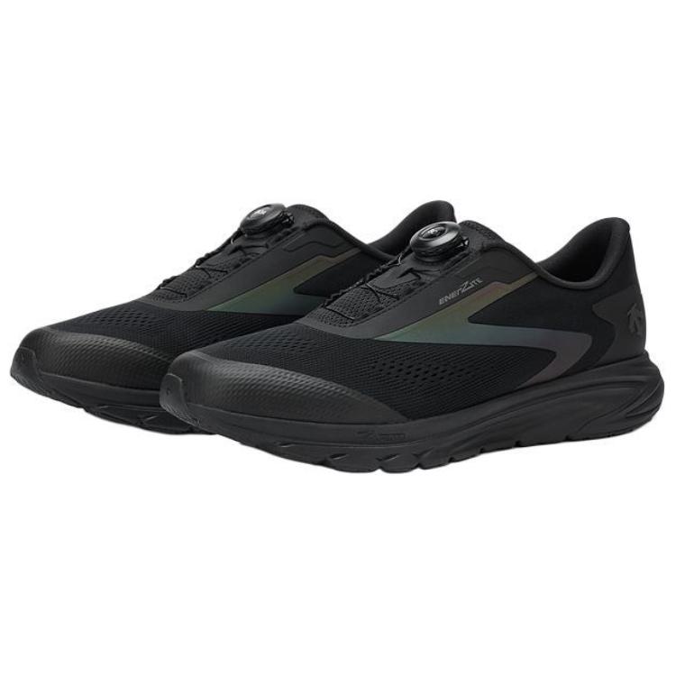 DESCENTE Enerzite Slip Resistant Abrasion Resistant Low top Casual Running Shoes Men’s Black