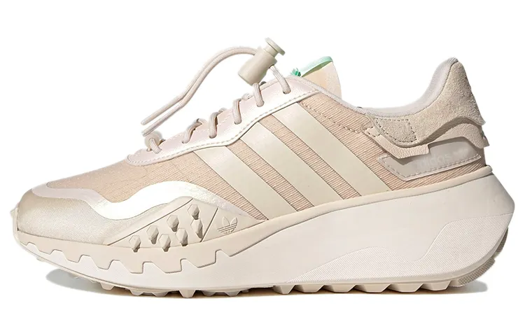 Adidas Originals Choigo Comfortable Synthetic Leather, Split Suede Breathable Low top Running Shoes Men's Light Brown