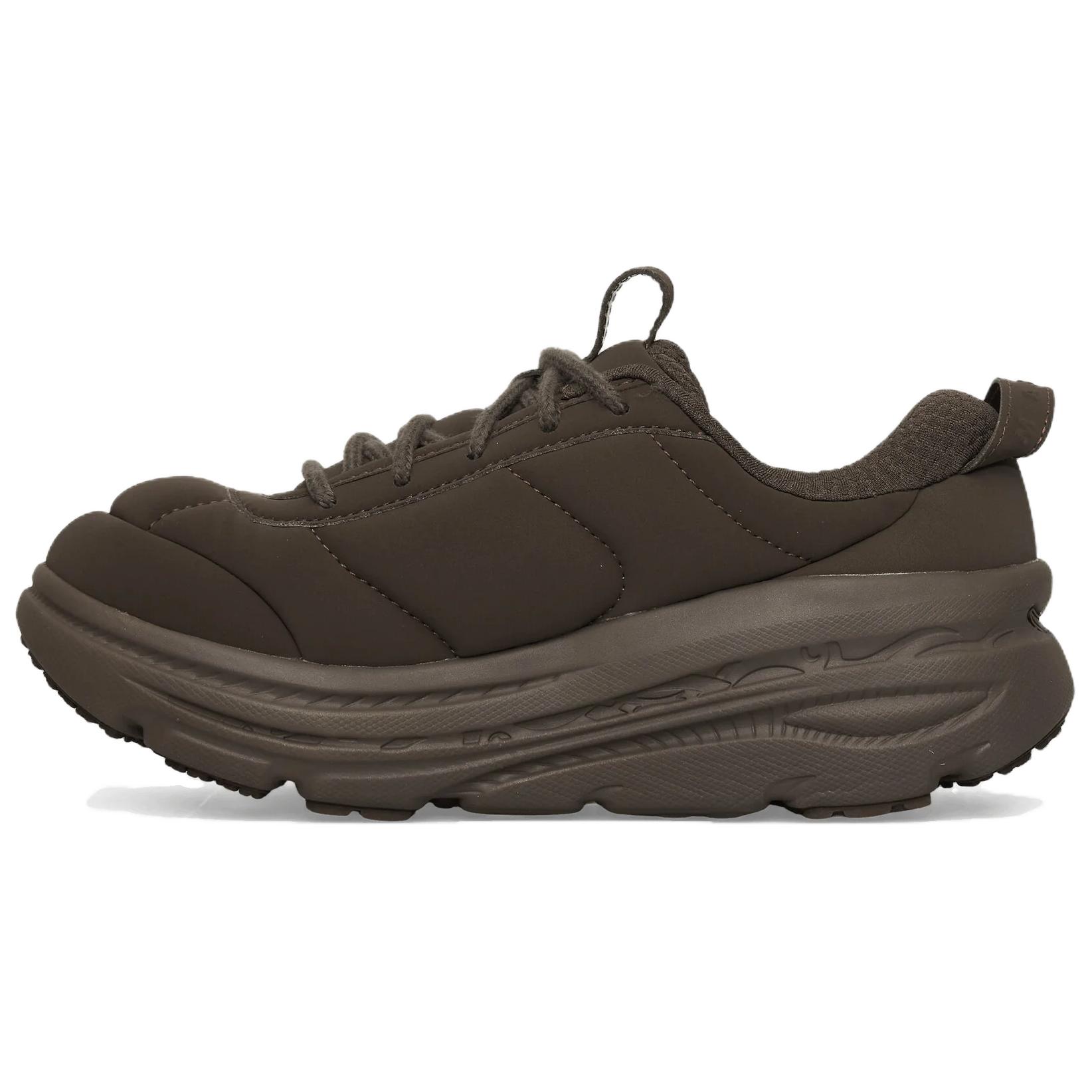 MARNI x HOKA ONE ONE Bondi B3LS Abrasion Resistant Rebound Low top Casual Running Shoes Unisex Black