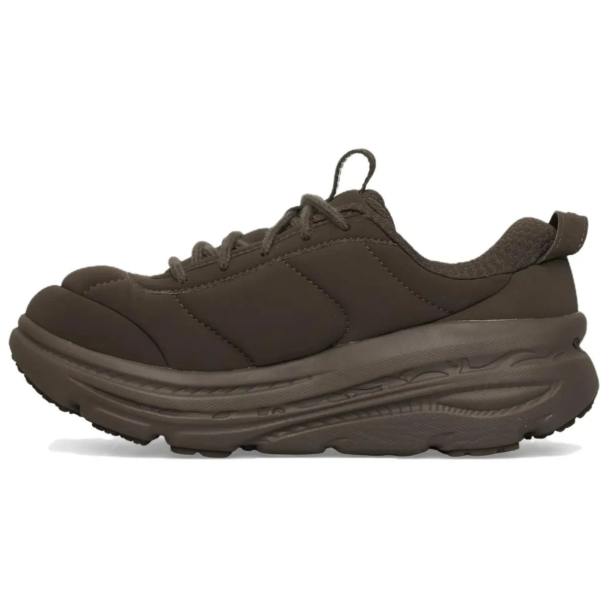 MARNI x HOKA ONE ONE Bondi B3LS Abrasion Resistant Rebound Low top Casual Running Shoes Unisex Black